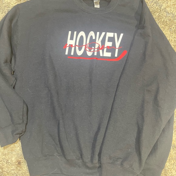 Hockey Mom Crewneck Sweatshirt - Picture 2 of 3